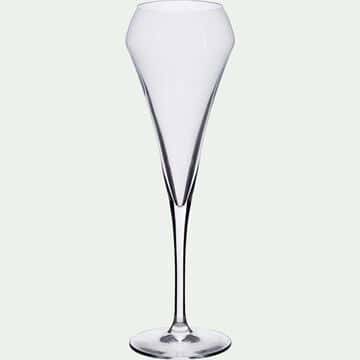Flûte à champagne en kwarx 20cl - transparent-OPEN UP