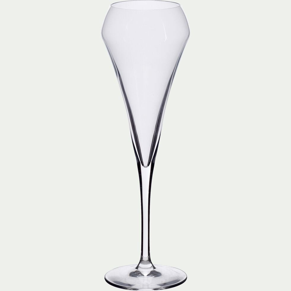 Flûte à champagne en kwarx 20cl - transparent-OPEN UP