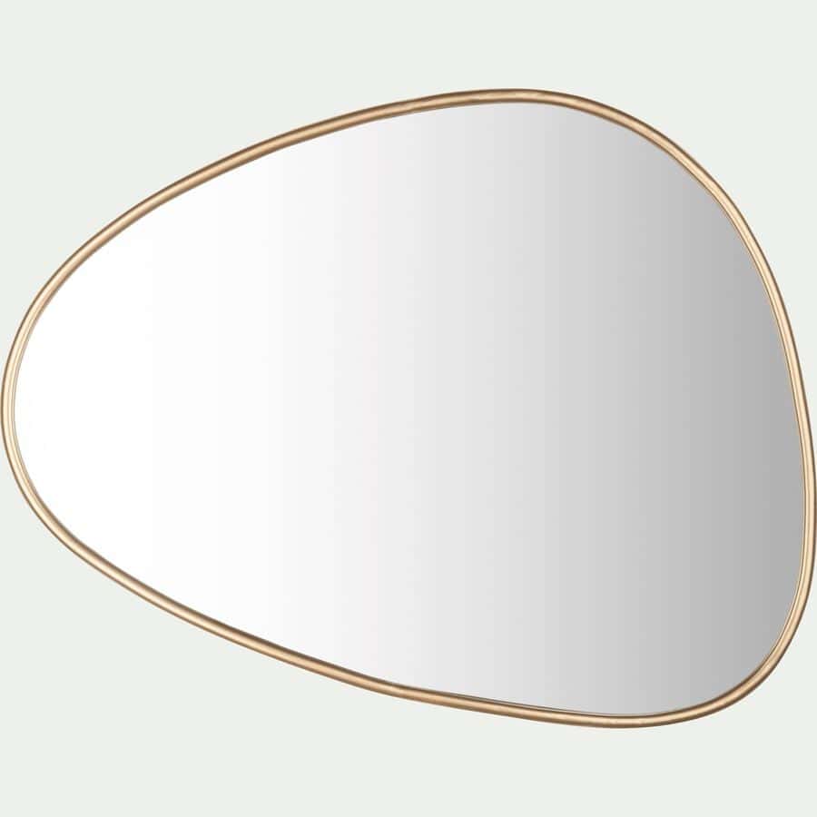 Miroir en bois H75xl60cm - doré-TIBRE
