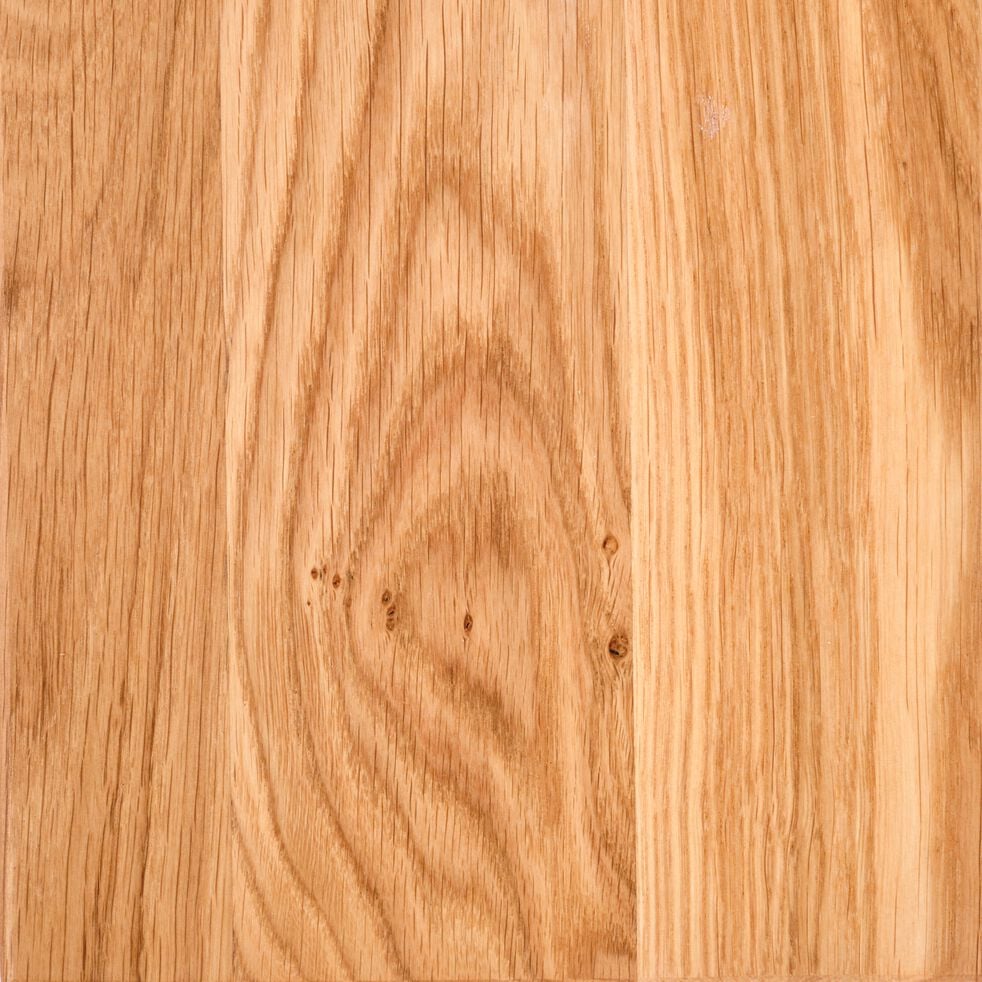 Table de chevet en chêne massif 1 tablette - bois clair-RENO