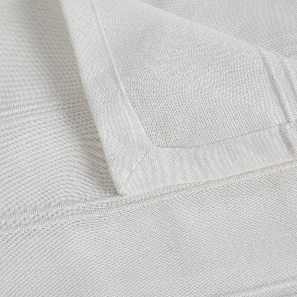 Couvre-lit tissé en coton 180x230cm - blanc ventoux-BELCODENE