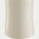 Vase bouteille en faïence H47,5cm - blanc-CHABERTON