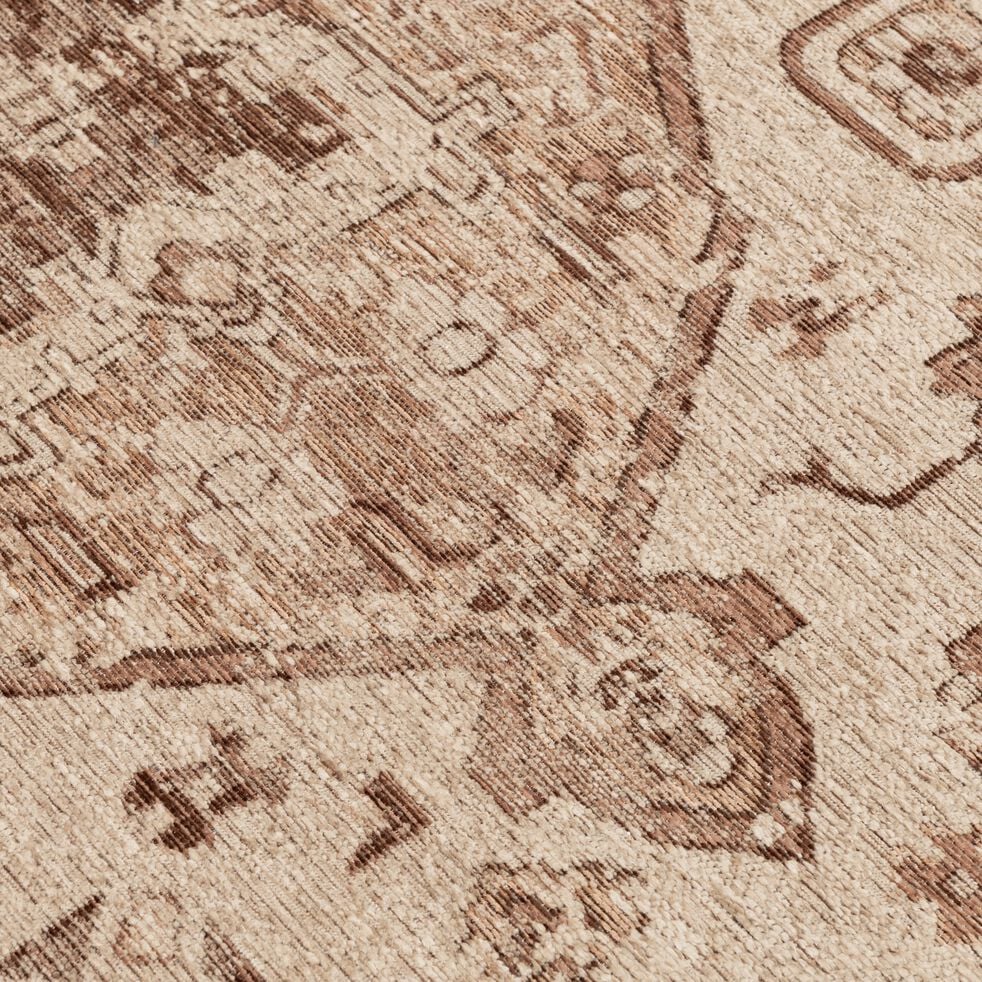 Tapis à motif oriental 200x290cm - marron-OURGA