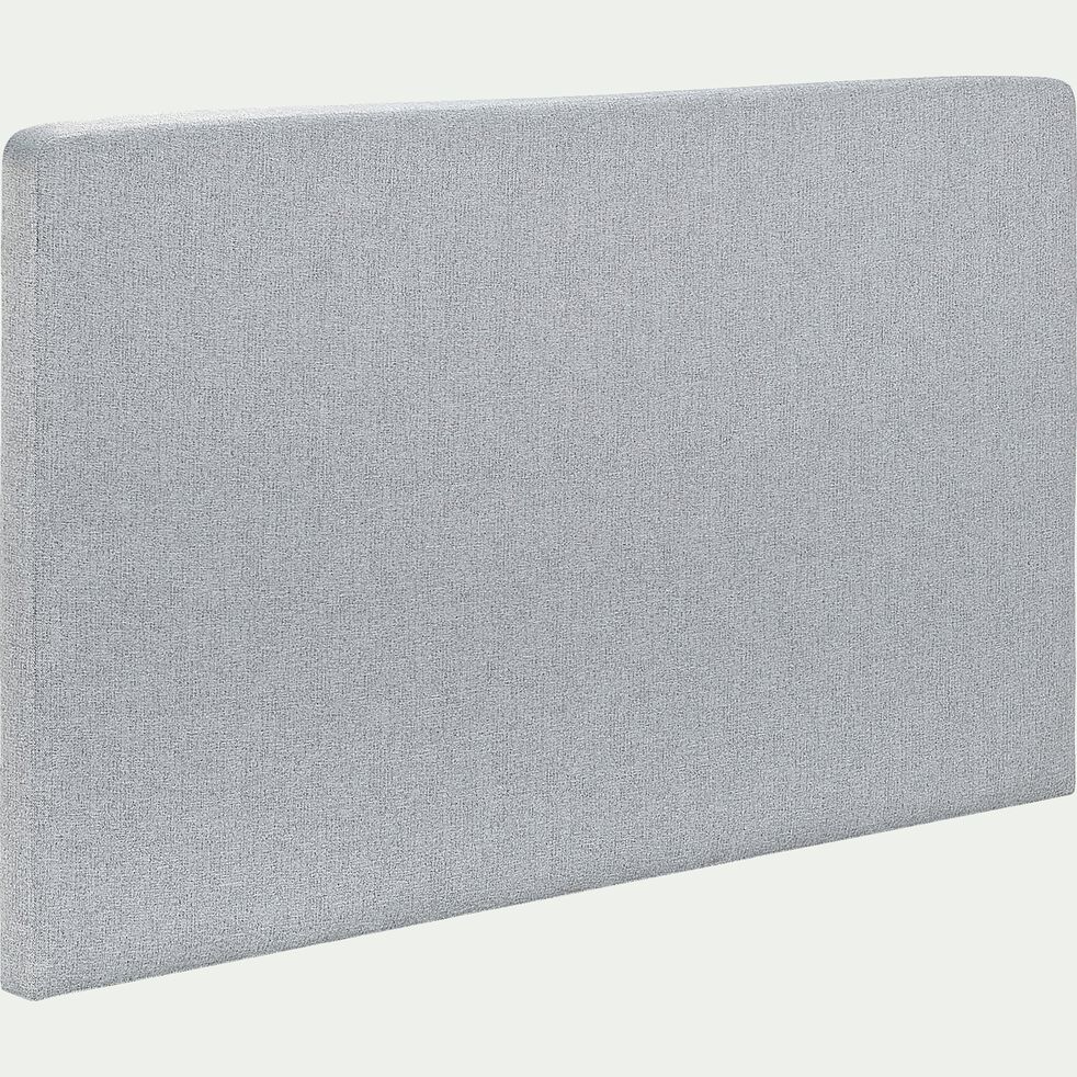 Tête de lit droite en tissu L170cm -  gris clair-MELETTE
