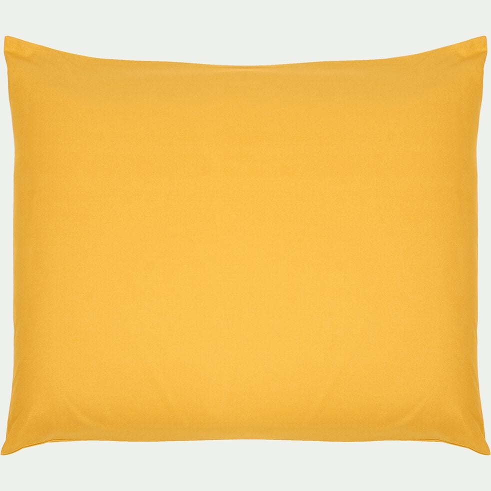 Taie d'oreiller bébé en coton 35x45cm - jaune-CALANQUES