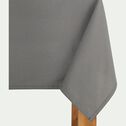 Nappe en coton gris borie 145x300cm-VENASQUE