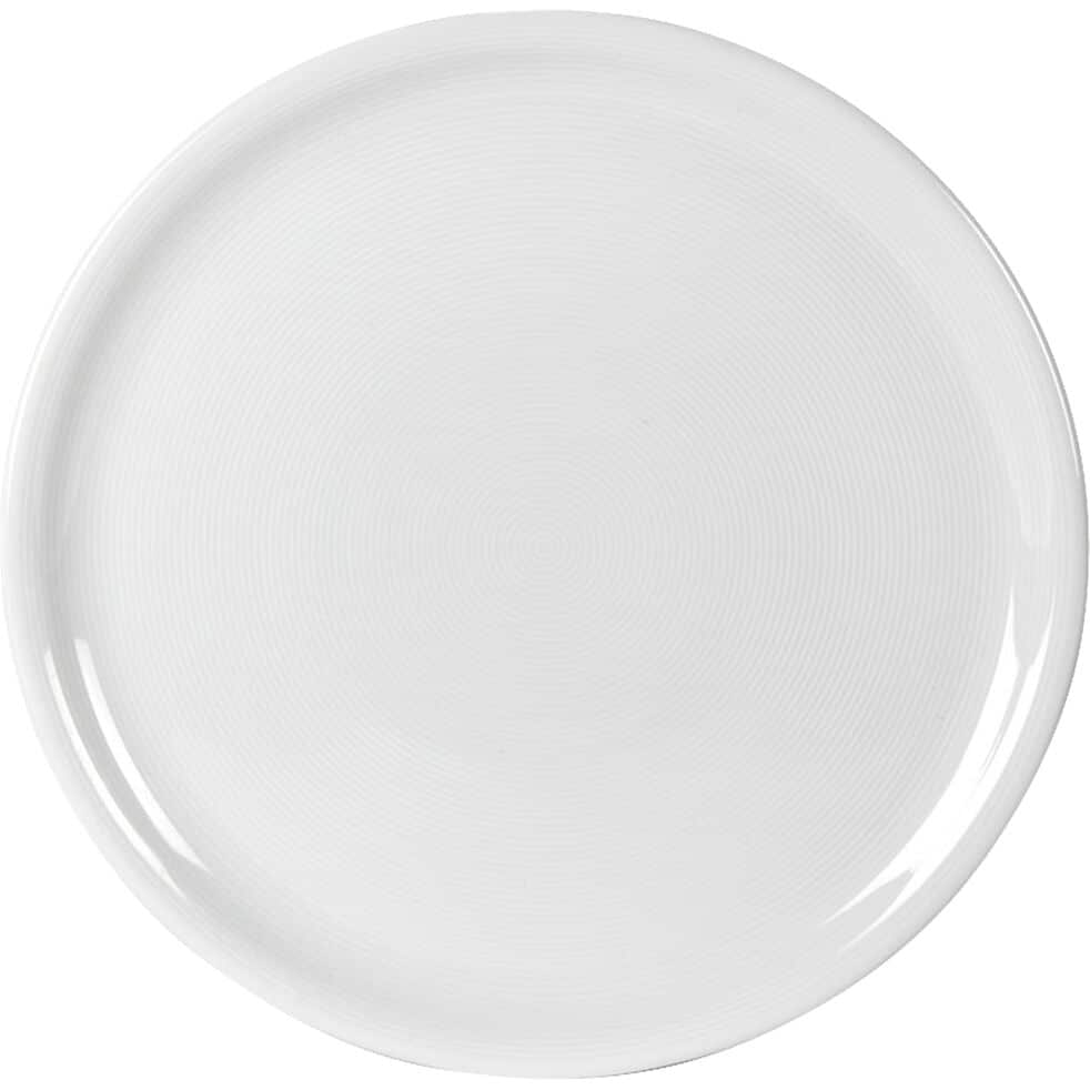 ETO - Assiette à pizza en porcelaine qualité hôtelière D30,5cm - blanc