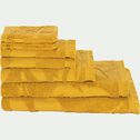 Drap de douche en coton - jaune argan 70x140cm-RYAD