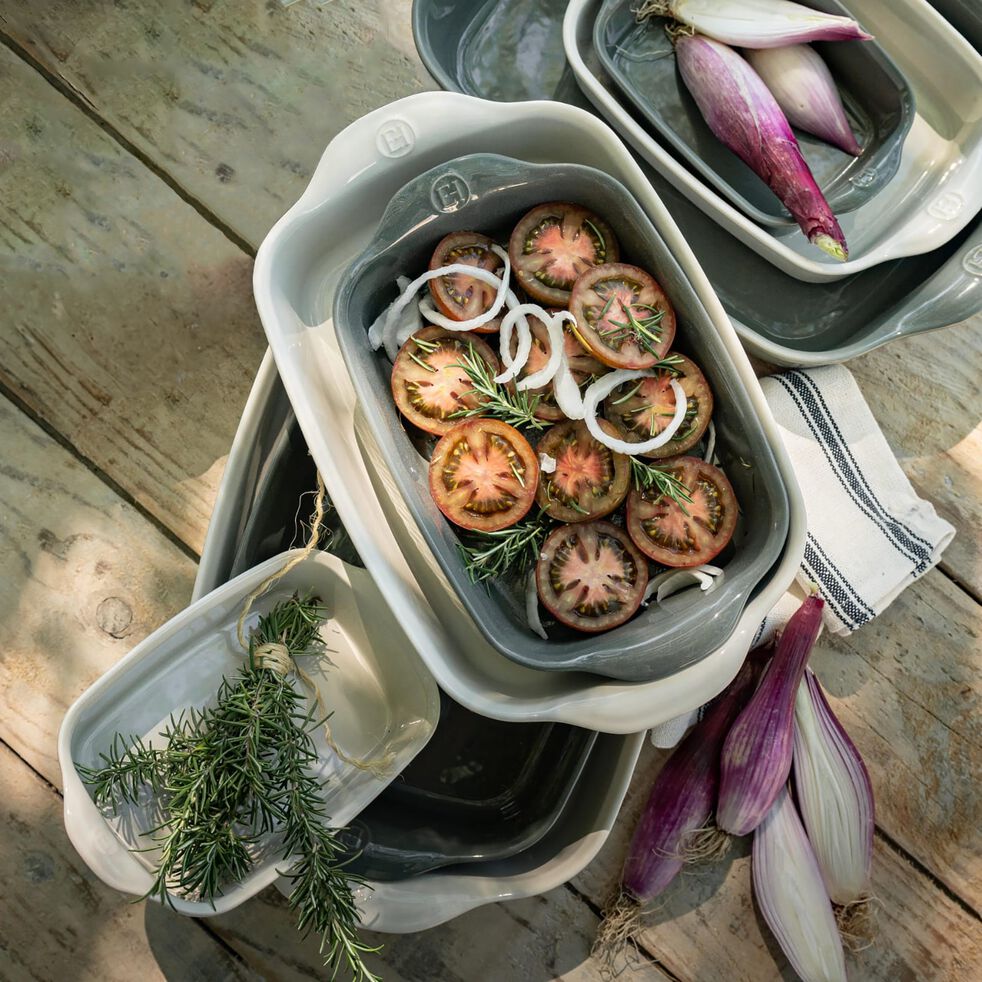 Petit plat à four individuel en céramique L30cm - beige - EMILE HENRY ...