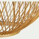Suspension naturelle non électrifiée en bambou D30cm - naturel-LORGUES