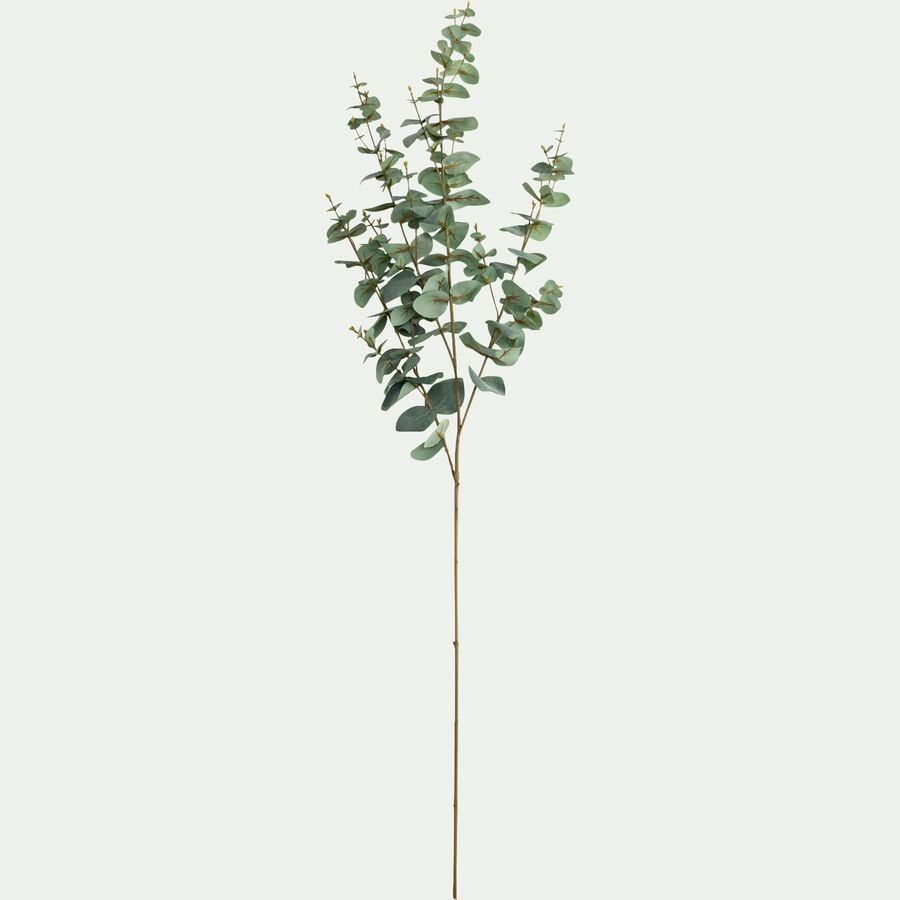 Branche d'eucalyptus artificielle H115cm - vert-BERILLO