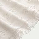 Drap de douche en coton 70x140cm - blanc-LOUDIA