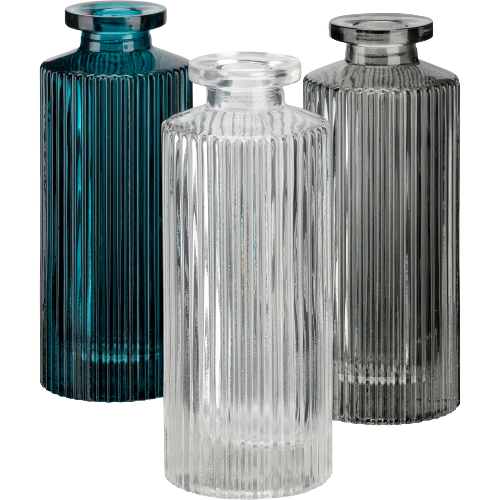 Vase en verre transparent H13cm Elasa vases alinea