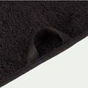 Lot de 2 serviettes invité en coton - noir 30x50cm-RHODES