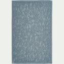 Tapis de bain en coton jacquard 50x80cm - bleu calaluna-ELIPSO