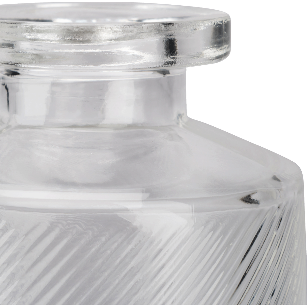 Vase en verre transparent forme bouteille H13 cm Zante H13 cm