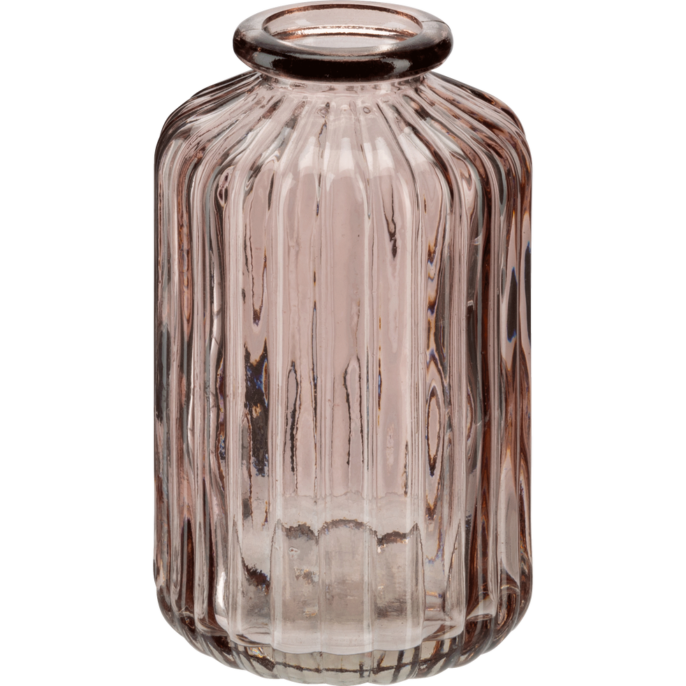 Vase en verre rose H10 cm Cios vases alinea