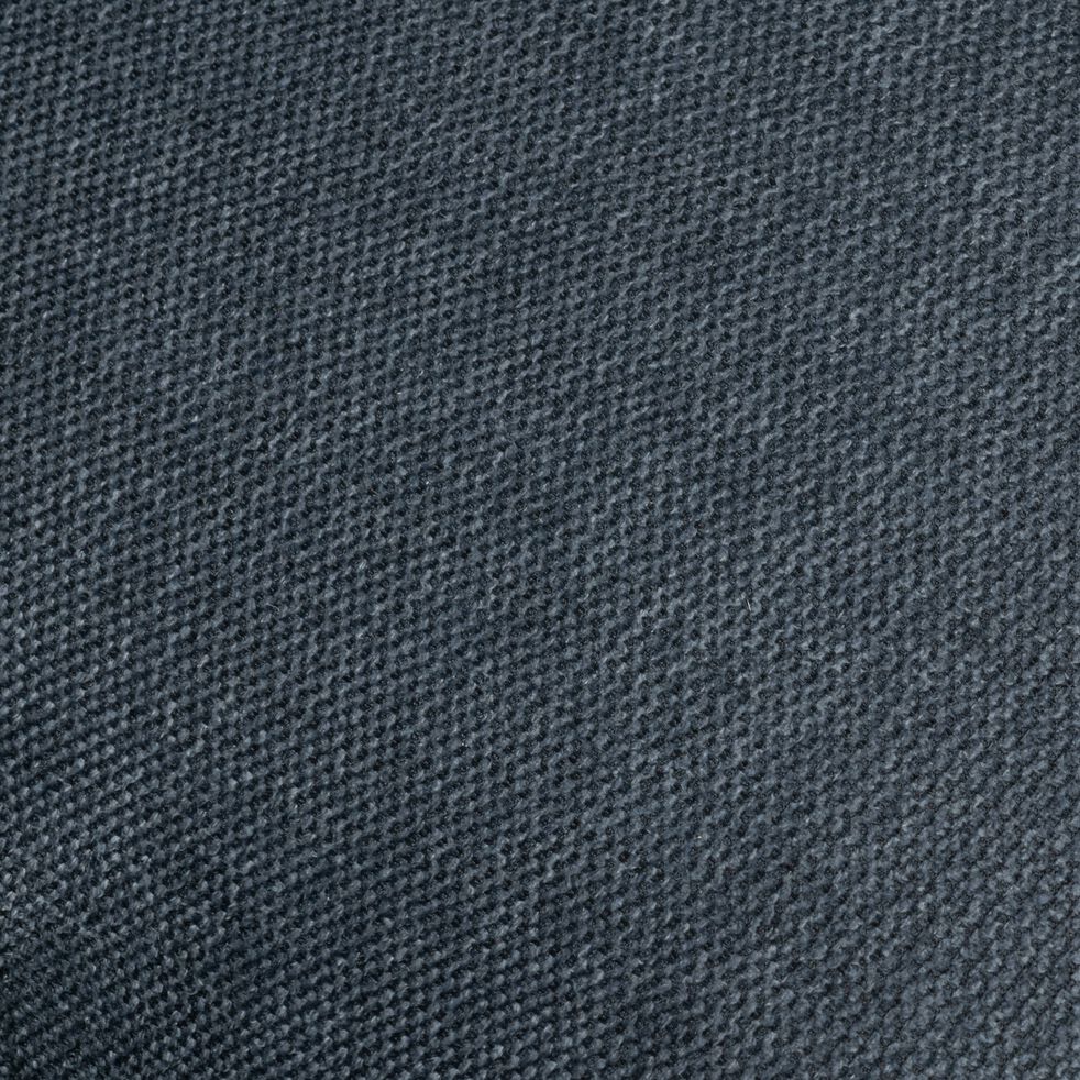 Fauteuil en tissu avec piétement en acier - bleu céou-ALICE