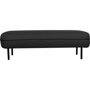 Saou - pouf en tissu gris calabrun