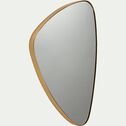 Miroir triangulaire - doré 26x47cm-TRELUS