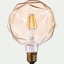 Ampoule décorative LED D12,5cm culot E27-FACETTE