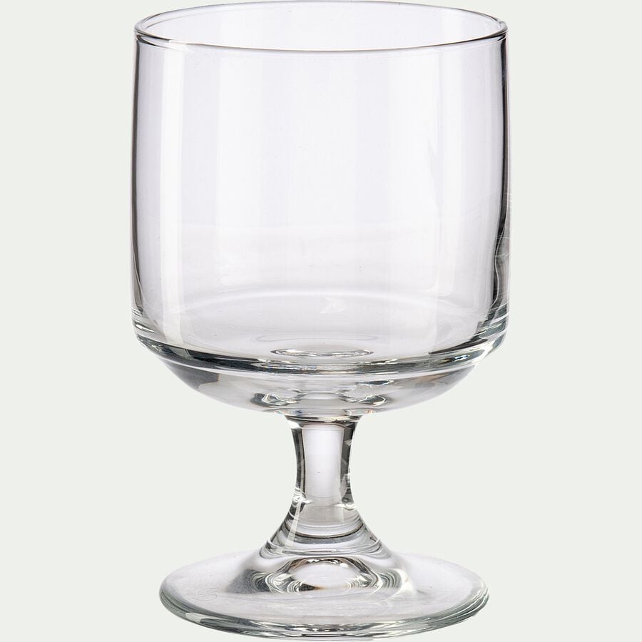 Verre à vin en verre 22cl - transparent-HYALINE