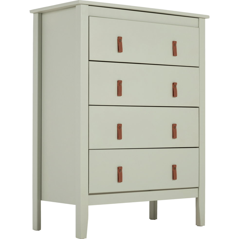 Commode 4 tiroirs vert olivier LISON commodes alinea