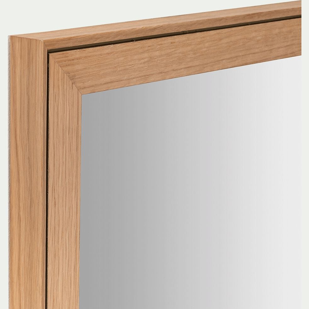 Miroir en bois de hêtre - naturel 40x100cm-DELPHINE