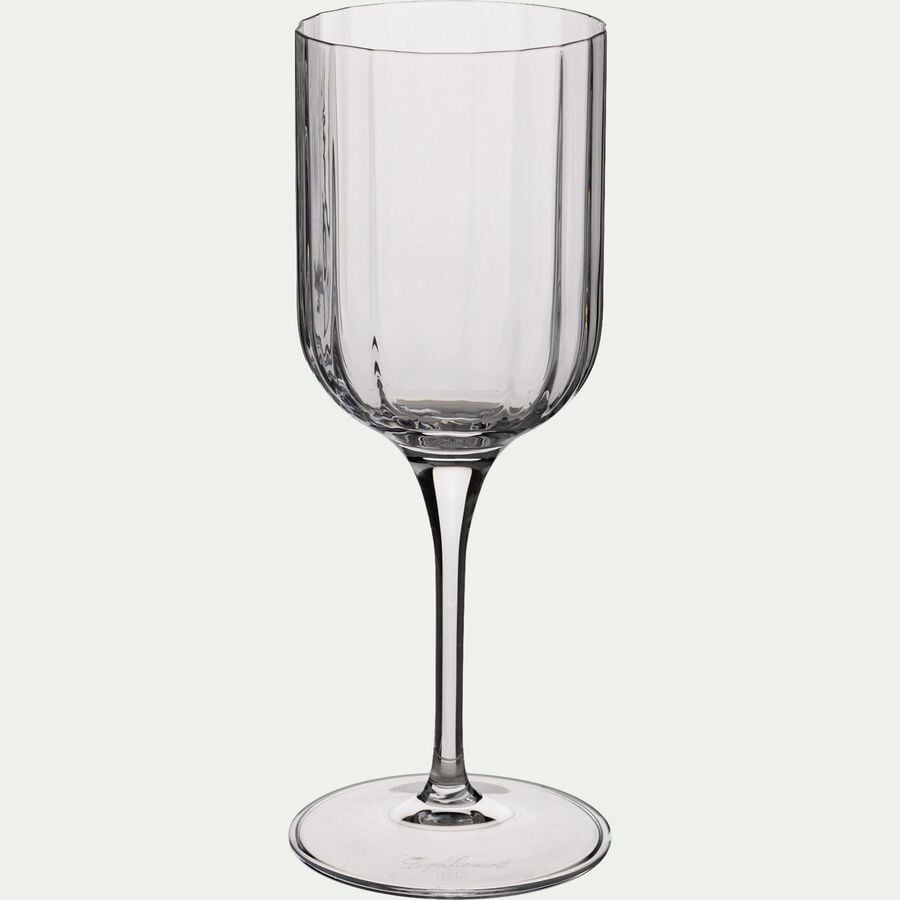 Coffret de 4 verres à pied tulipe en cristallin 28cl - transparent-BACH