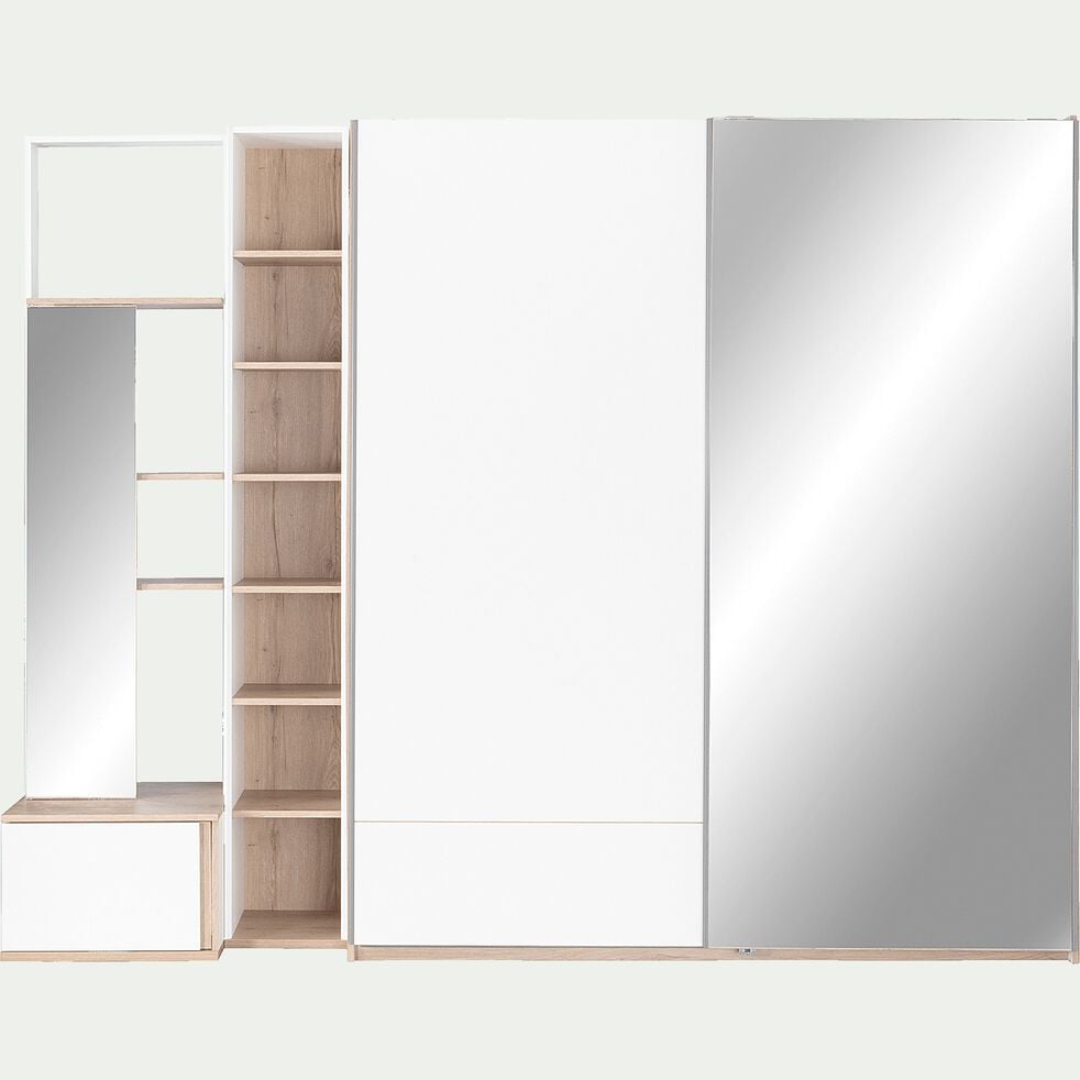 Armoire Dressing Avec 2 Portes Coulissantes Effet Chene Blanc Nestor Dressing Alinea Armoire Dressing Avec 2 Portes Coulissantes Effet Chene Blanc Nestor Dressing Alinea