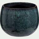 Cache-pot en céramique D19cm - bleu niolon-GIONA
