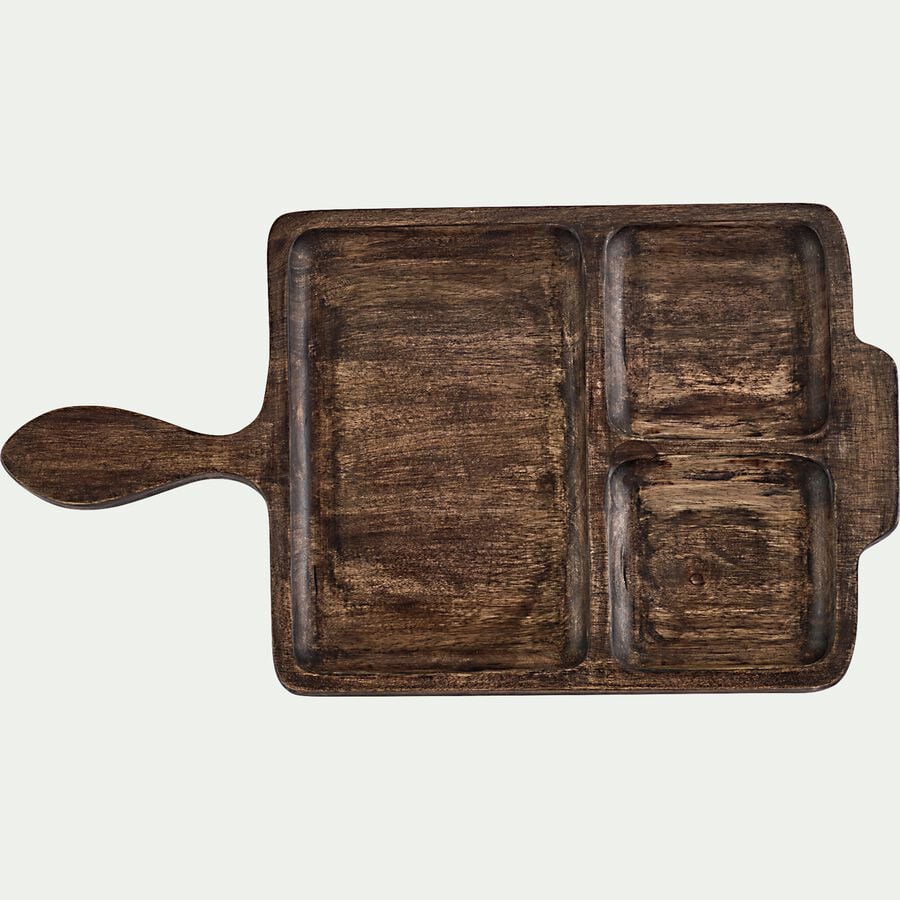 Planche de présentation en bois de manguier L43,5cm - marron-LUCU