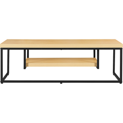 Meuble Tv Plaqué Chêne 2 Portes Stockholm Meubles Tv Alinea