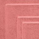 Tapis de bain en coton - rouge ricin 50x80cm-AZUR