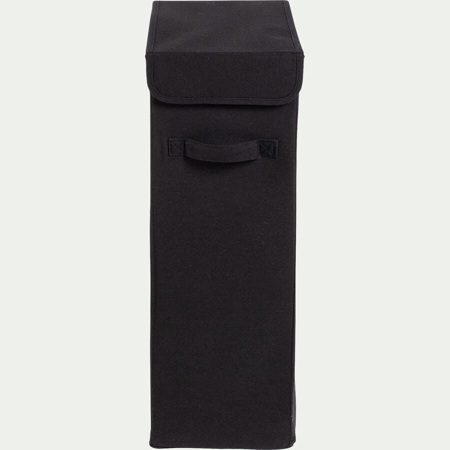 Panier à linge H60xL21cm - noir-ERRO