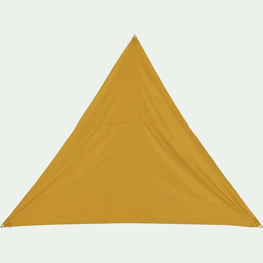 Voile d'ombrage triangle 3,6m - jaune argan-ROSA