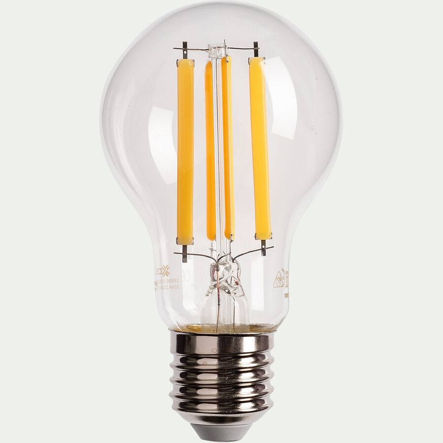 Ampoule LED standard lumière chaude E27 - blanc-A60
