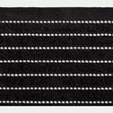 Drap de douche en coton - noir 70x140cm-RHODES