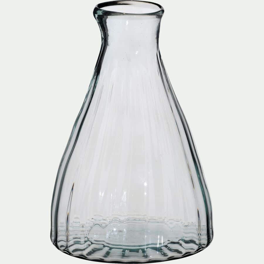 Vase classique en verre H29 cm - transparent-PIEVE