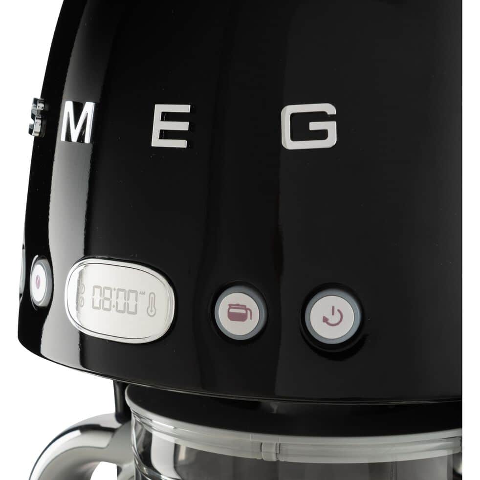 Machine à café filtre SMEG en inox - noir 1,4L - SMEG - a