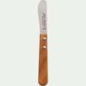 Couteau tartineur en inox et bois d'olivier 16cm - naturel-TRADITION
