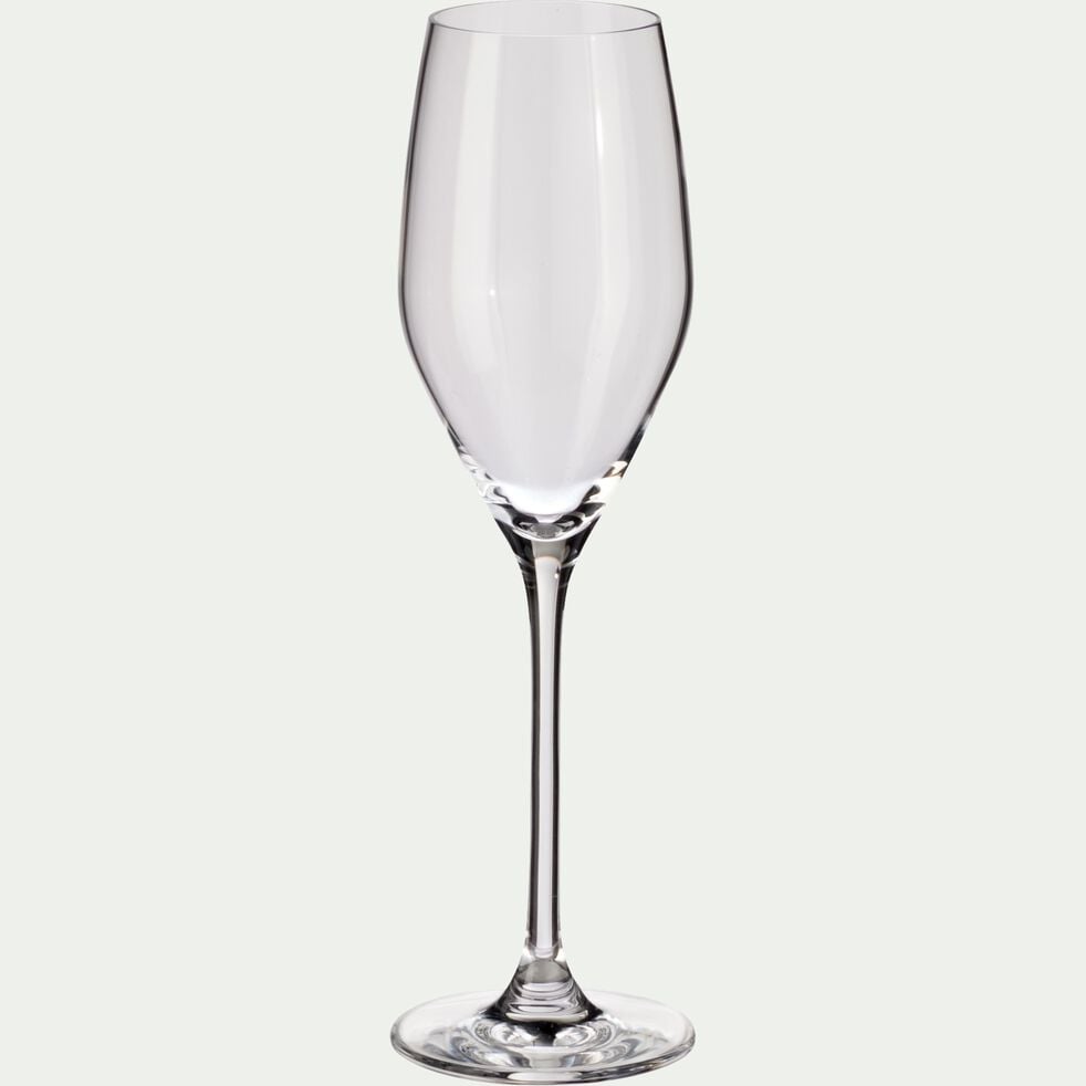 Flûte à champagne en cristallin 17cl - transparent-FAVOURITE