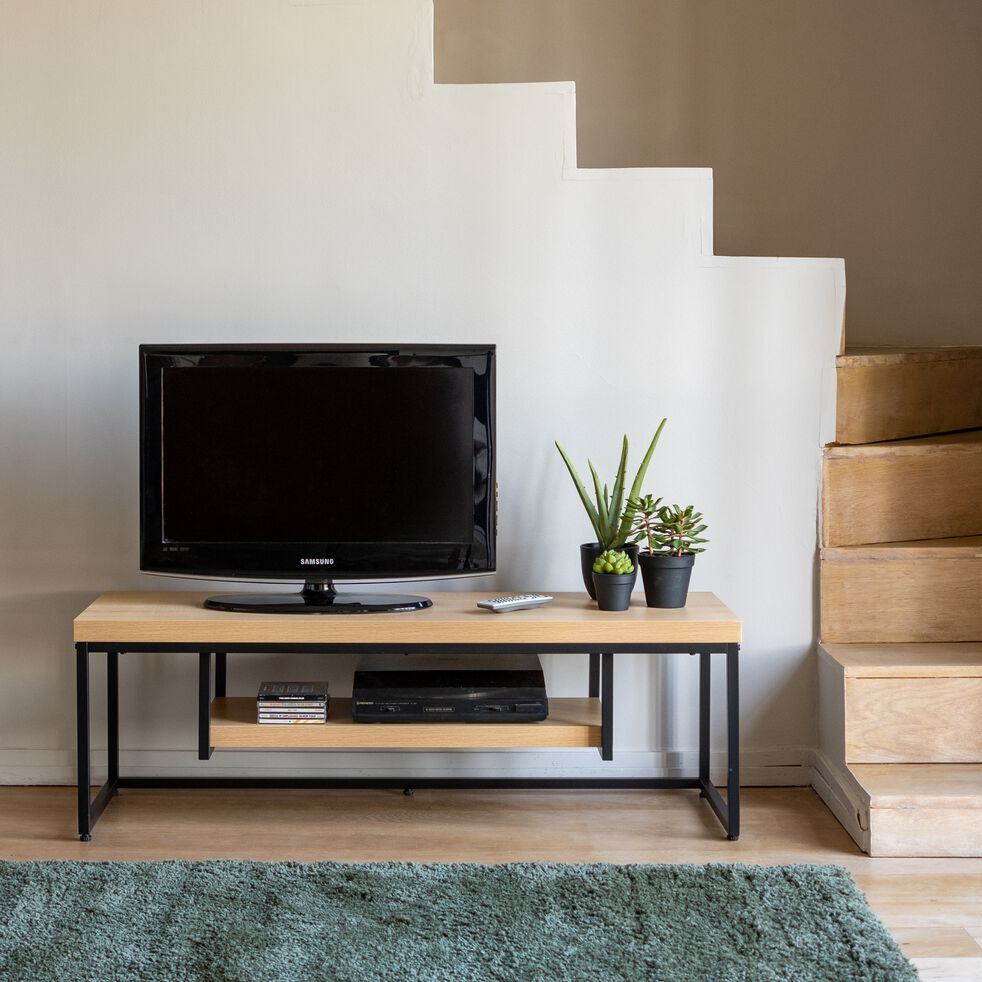 Alinea Meuble Télé / Meuble télé plaqué chêne avec niche amovible - ALETE meuble télé alinea