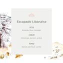 Bougie parfumée senteur Escapade Libanaise 170g-ESCAPADES