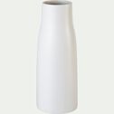 Vase simple en céramique - blanc ventoux H33cm-LOZA