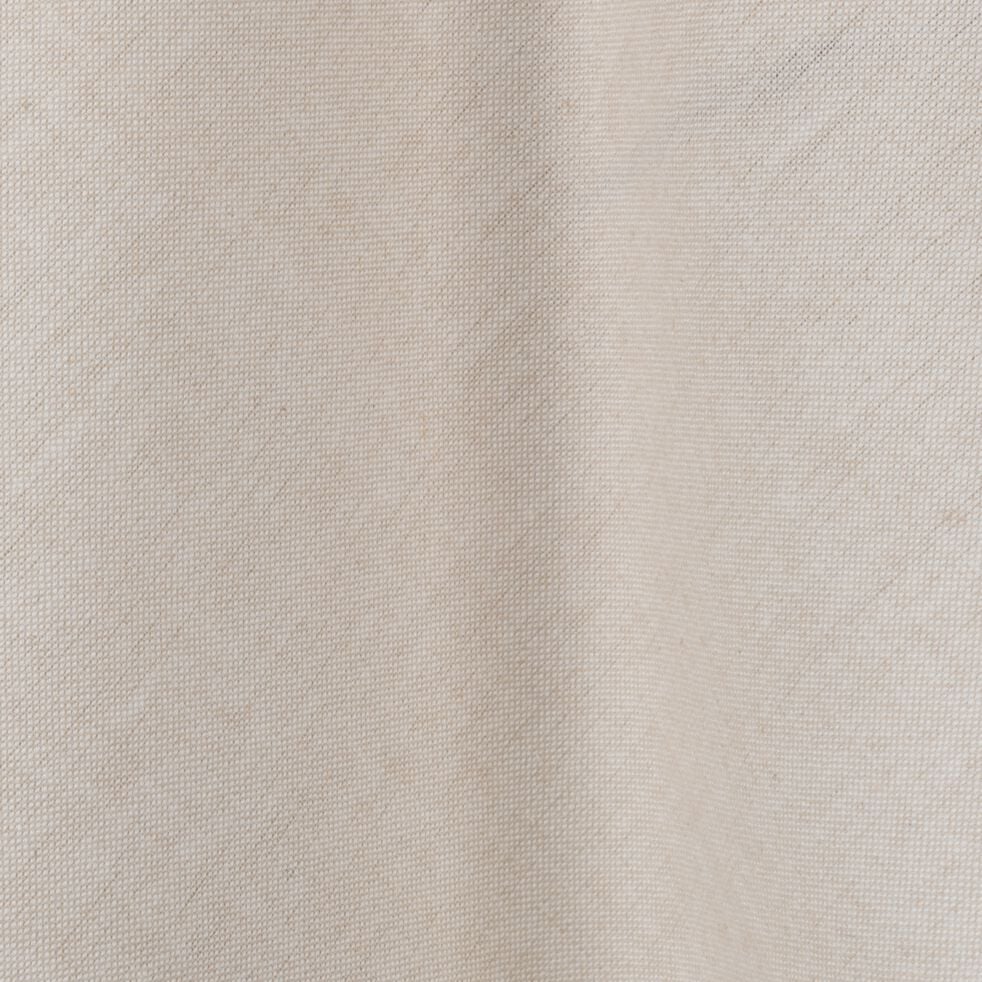 Lot de 2 torchons brodés en coton - blanc 50x70cm-LINIA