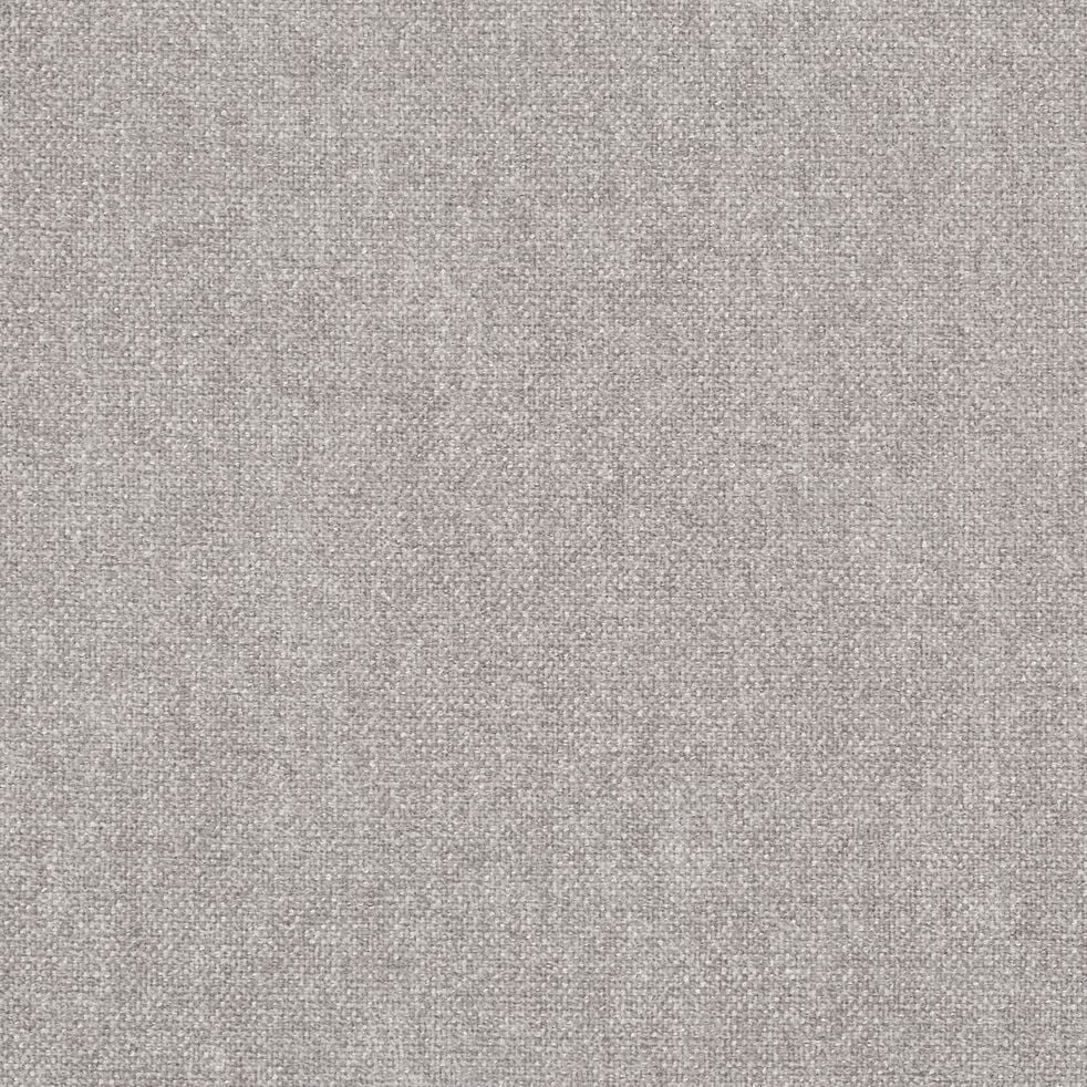 Canapé d'angle gauche fixe en tissu - gris borie-ALBA