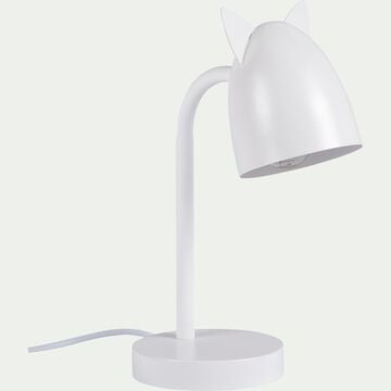 Lampe de bureau pour enfant H31cm - blanc-LAPI