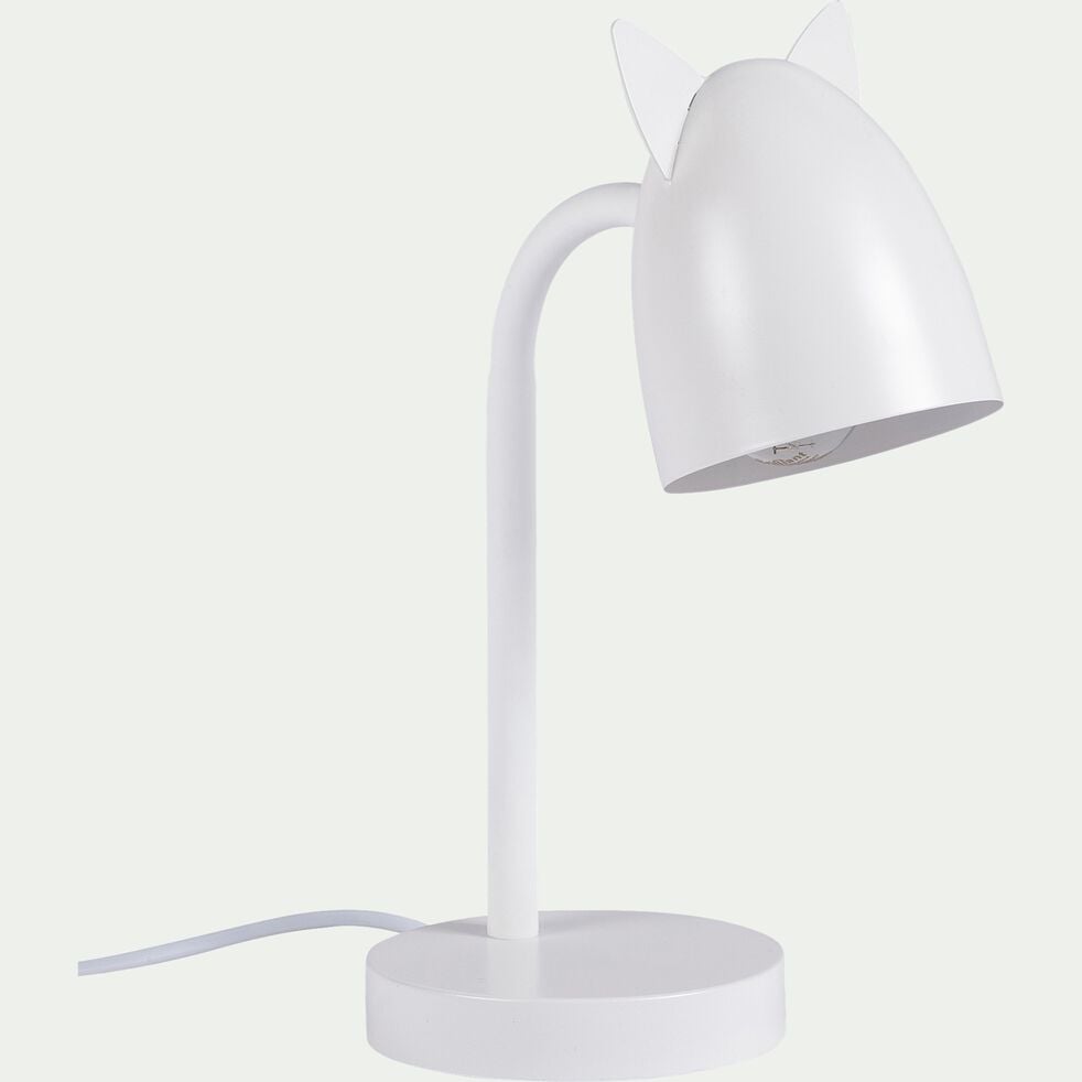 Lampe de bureau pour enfant H31cm - blanc-LAPI