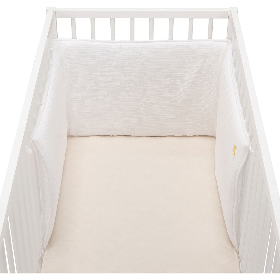 Tour De Lit Bebe En Gaze De Coton Bio Avec Broderie Lurex Blanc Nuage Linge De Lit Bebe Alinea Tour De Lit Bebe En Gaze De Coton Bio Avec Broderie Lurex Blanc Nuage Linge De Lit Bebe Alinea